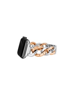 Add a special touch of luxury to your Apple Watch® with this chain link replacement band. 38/40/41mm model Band circumference including Apple Watch® device: 163mm-185mm (6.5"-7.25") Band width: 20mm 42/44/45/Ultra(49mm) model Band circumference including Apple Watch® device: 166mm-189mm (6.5"-7.25") Band width: 20mm Apple Watch Chain, Apple Watch Silver, Gold Apple Watch, Gold Apple, Adjustable Jewelry, Jewelry Clasps, Christmas 2022, Watch Chain, Metal Chain Link