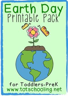 earth day printable pack for toddlers