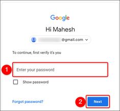 the google login screen shows that you can enter your own account or email address