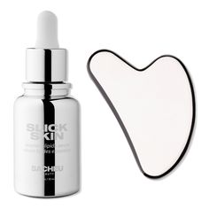 Gua Sha & Serum 2-Piece Starter Kit -  The Sacheu Beauty Gua Sha Starter Kit will repair your skin barrier while promoting lymphatic drainage. The result? A sculpted face and glowing skin!    Benefits     Slick Skin preps skin with a slick surface for facial massage and contains lipids for healthy, bouncy, glowing skin Gives the skin a lifted and firmed effect over time Appropriate for all skin types     Includes     Gua Sha (1 ct) SLICK SKIN Serum (1.0 oz)   - Gua Sha & Serum 2-Piece Starter Ki Gua Sha Set, Sculpted Face, Skin Essentials, Skin Prep, Skin Benefits, Skin Serum, Facial Massage, Gua Sha, Skin Barrier