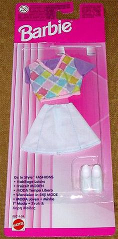 the barbie doll is in its packaging