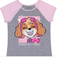 New Without Tags: A Brand-New, Unused, And Unworn Item Jumping Beans Girls T-Shirt Short Sleeve Skye Size 10 Gray/Pink Cartoon Clothes, Paw Patrol Girl, Toddler Slippers, Toddler Socks, Kid Clothes, Cartoon Outfits, Jumping Beans, Toddler Girl Outfits