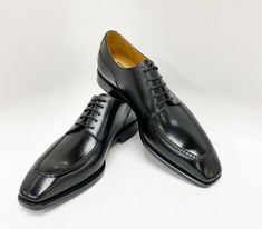 Style: 20141-2002-Black Simple, Elegant, Stunning! Completely Handmade, this Hand Burnished lace-up oxford from the Ugo Vasare collection features Goodyear Welted construction, soft Calfskin lining, cushioned insole, Split-Toe, a stitched welt and a full Leather sole! Matching Belt Available. Don't see your size? This style may be special ordered. Cordovan Shoes, Shoe Horn, Black 13, Shoe Tree, Goodyear Welt, Simple Elegant, Horse Hair, Suede Shoes, Shoe Box