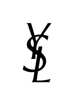 a black and white logo with the letter y on it