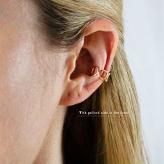 Dainty ear cuff. A perfect gift for birthday, anniversary, bridesmaids, graduation, friendship, sisters. ♡ Inside dimension is 10mm ♡ Available in thick 14k gold plated or rhodium plated over solid 925 sterling silver. ■ Gift box ■ To reduce unnecessary packing and save trees, each order comes with one gift box only. If you wish to box each jewelry separately, be sure to request in the note to us. Gift Huggie Ear Climbers With Ear Wire, Nickel Free Cartilage Earrings For Wedding, Nickel-free Cartilage Earrings For Wedding, Adjustable Ear Cuff For Anniversary, Wedding Cartilage Earrings With Ear Wire, Rose Gold Hypoallergenic Ear Climbers As A Gift, Rose Gold Pierced Ear Cuff As Gift, Wedding Huggie Ear Cuff, Hypoallergenic Rose Gold Ear Climbers As Gift