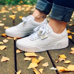 Ladies Cowboy Boots, Puma Cali White, Puma Shoes Women, Celebrity Fitness, Puma Cali, Streetwear Mode, White Puma