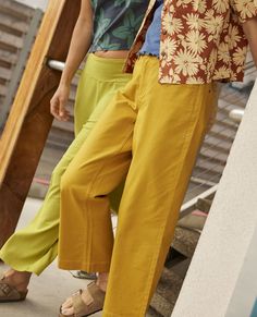 Who doesn’t love a wide leg pant? Roomy yet flattering, made with sustainable materials in an array of color options and with style to spare. Effortless Cotton Wide Leg Bottoms, Effortless Wide Leg Cotton Bottoms, Yellow Relaxed Fit Ankle-length Pants, Effortless Wide-leg Bottoms With Pockets, Effortless Wide-leg Spring Pants, Effortless Wide Leg Ankle-length Pants For Spring, Effortless Spring Bottoms With Pockets, Effortless Wide-leg Pants For Spring, Effortless Ankle-length Wide Leg Pants For Spring