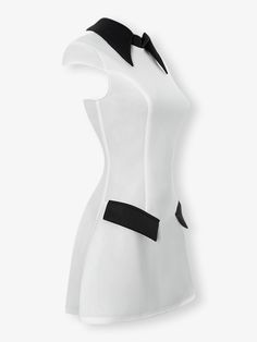 Introducing the st barths mini dress, cut from premium bandage crepe for a sculpted fit. Featuring a bodycon silhouette and short sleeves, it's designed to shape an hourglass figure elegantly. Modern Fitted Mini Dress With Short Sleeves, Modern Formal Mini Dress With Short Sleeves, Modern Short Sleeve Mini Dress, Formal Stretch Mini Dress With Short Sleeves, Formal Short Sleeve Stretch Mini Dress, White Fitted Short Sleeve Elegant Dress, Elegant White Fitted Short Sleeve Dress, Fitted Short Sleeve Mini Dress For Cocktail, Modern Fitted Bodycon Summer Dress