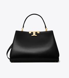 Eleanor Satchel: Women's Designer Satchels | Tory Burch Tory Burch Eleanor Bag, Luxury Crossbody Bag, Tory Burch Purse, Tory Burch Handbags, Top Handbags, Top Handle Handbags