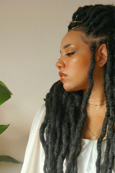 Locs Photoshoot, Dreads Black Women, Female Dreadlocks Styles, Hair Laid, Boho Braids, Goddess Braids, Natural Hair Care