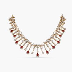 Blossom CZ Grand Silver Necklace Length Necklace, Floral Necklace, 925 Silver Jewelry, Cz Stone, Gold Plating, Silk Saree, Evening Dress, 925 Silver, Silver Jewelry