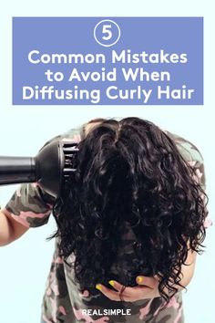 Diffusing Curly Hair, Curly Hair Diffuser, Curly Hair Techniques, Frizzy Curly Hair, Fine Curly Hair, Hair Diffuser, Dry Curly Hair, Hair Mistakes, Thick Curly Hair