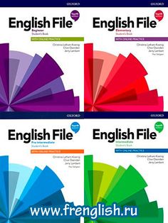 the english file is shown in three different colors, including red, green, blue and purple