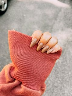 Brown nails #fall #nails Brown Nails Design Checkered, Brown Sweater Nails, Brown Skittle Nails, Fall Nails Checkered Brown, Funky Brown Nails, Brown Nails Fall, Nails Fall Nails, Nails Fall, Brown Nails