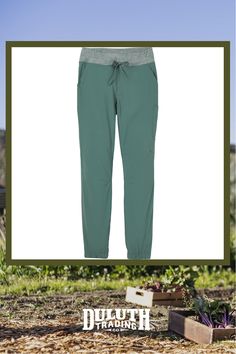 Keep your lady business strictly casual, in cool-to-the-touch joggers that fight stink and sweat with embedded microscopic jade. Green Athleisure Sweatpants For Outdoor, Green Joggers For Jogging, Fitted Green Sporty Joggers, Sporty Green Joggers For Outdoor Activities, Green Joggers