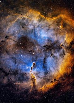 an image of the star forming region in space