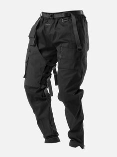 X5 Cargo Pants - Black | Blacktailor – BLACKTAILOR Techwear Parachute Pants With Functional Pockets For Outdoor Activities, Functional Streetwear Cargo Pants With Multiple Pockets, Tactical Bottoms With Multiple Pockets For Streetwear, Functional Cargo Pants For Streetwear With Belt Loops, Functional Cargo Pants With Multiple Pockets For Streetwear, Techwear Cargo Pants With Functional Pockets, Nylon Techwear Pants With Multiple Pockets, Techwear Nylon Cargo Pants, Techwear Cargo Pants For Outdoor Activities