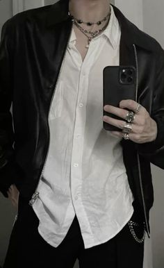 Modern Vampire Outfit Men, Dark Man Aesthetic, Fancy Male Outfits, Cute Male Outfits Aesthetic, Dark Men Aesthetic, Mens Club Outfit Night, Goth Guy Aesthetic, Grunge Men Outfits, Emo Outfits For Guys