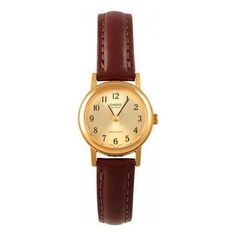 CASIO ins Influencer Fashion Business Casual Classic Pointers Gold Dial Waterproof Quartz Leather Strap Gold Dial Watch Brown Analog LTP-1095Q-9B1 (Casual/Classic/Water Proof) Small Gold Watches, Casual Brown Watch With Leather Strap, Casual Brown Analog Watch, Casio Quartz, Gold Watches, Fall Fashions, Leather Strap Watch, Fashion Business Casual, Influencers Fashion