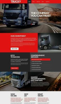 the website for trucking company