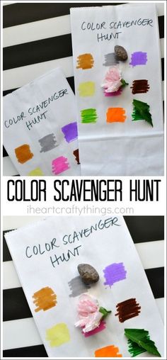 the color scavenger hunt for kids