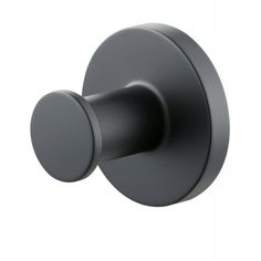 an image of a black robe hook on a white background with clipping for text