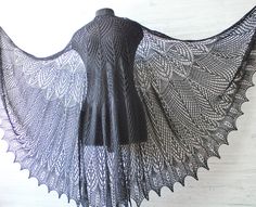 "Black lace shawl wrap will add romance to casual clothing will also become an indispensable accessory for evening dress *Unique accessory for those, who love Gothic, Victorian, Bohemian,Witch style *Handknit/crochet *suitable for people with sensitive skin *Yarn: soft and warm merino wool *Size: length is about 39,3\"(100cm) Width is about 84,2\" (214cm) * care instructions - hand wash in warm water with a delicate detergent.dry on a horizontal surface in an extended  form" Victorian Shawl, Gothic Lace, Lace Cape, Hand Knit Shawl, Black Shawl, Knit Shawl, Bridal Shawl, Brown Wedding, Bridal Cape