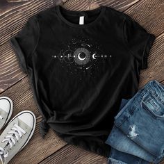 Galaxy moon for astronomy fans Tshirt Hoodie Sweater Easy 30 day return policy Moon Sun, Clothing Co, Hoodie Sweater, Astronomy, Sweater Hoodie, Knit Jersey, Shirt Design, Workout Shirts, Sweatshirts Women