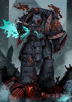 Warhammer 40k Space Wolves, Thousand Sons, Arte Robot, Horus Heresy, Warhammer 30k