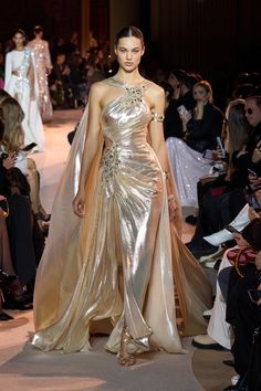 Zuhair Murad Dresses, Zuhair Murad Haute Couture, Abed Mahfouz, Elie Saab Couture, Collection Couture, Gold Gown, Gareth Pugh, Lela Rose