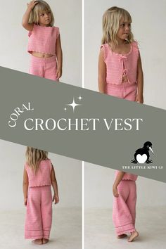 the crochet vest sewing pattern for girls