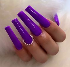 Purple Acrylic Nails, Purple Acrylic, Nail Inspo, Acrylic Nails, Nail Art, Purple, Quick Saves, Art