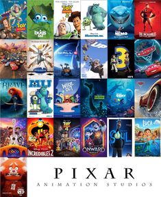 the pixar animation studios poster