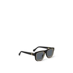 LOUIS VUITTON® - Lv Legacy Square Large Sunglasses - Black Luxury Matte Black Sunglasses With Gradient Lenses, Luxury Anti-reflective Wayfarer Sunglasses, Luxury Matte Black Sunglasses With Uva Protection, Luxury Matte Black Square Frame Sunglasses, Large Sunglasses, Louis Vuitton Official Website, Louis Vuitton Sunglasses, Trunk Bag, Latest Bags