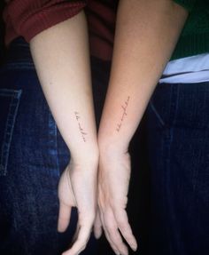 Mother daughter tattoo idea Mother Daughter Tattoo Ideas Meaningful, Mother Daughter Tattoos Wrist, Side Wrist Tattoo, Mother Daughter Tat, Mother Daughter Tattoo Ideas, Tattoo Ideas Meaningful, Daughter Tattoo Ideas, Mother Daughter Tattoo, Side Wrist Tattoos