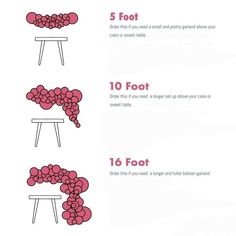 the instructions for how to make a flower arch