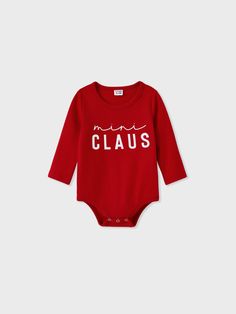 Cozy and fun matching Christmas outfits feature a round neck, long sleeves, and an amusing front text, including daddy/mama/mini CLAUS. Perfect for families who love to embrace the festive holiday spirit together.
* Please add each size separately to your shopping cart
* Piece of product: Each size includes 1 top or 1 romper
* Product features: Matching Christmas sweatshirt for the whole family
* Fabric characteristics: Soft and comfortable
* Neckline: Round neck
* Sleeves: Long sleeves
* Style: Christmas style
* Fit: Regular fit
* Length: Regular length
* Source of goods: Imported
* Supplier: PatPat Matching Christmas Outfits, White Only, Sleeves Style, Christmas Style, Christmas Outfits, Festive Holiday, Christmas Fashion, Letter Patterns, Christmas Sweatshirts