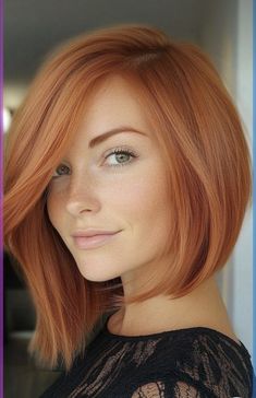 Soft Copper Hair, Haircuts For Plus Size Women, Haircuts For Plus Size, Fashionable Haircuts, Light Red Hair, Peach Hair Colors, Red Hair Inspo, Peach Hair, Red Haired Beauty