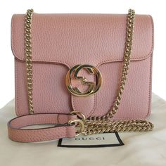 Used Gucci Shoulder Bag Interlocking G Leather Pink Beige Light Gold Women's 510304 S0238a (Sku: Gzl14gcp) === General === Brand : Gucci === Design === Type : Shoulder Bag Material : Leather Color : Pink Beige Hardware Color : Gold Gender : Women === Size === Size (Hxwxd) : 15cm X 20cm X 6.5cm / 5.9'' X 7.87'' X 2.55'' === Included Items === Accessories : Dust Bag Accessories Notice : Before Purchasing, Please Refer To The Images Of The Accessories Included With The Item. === Condition === Condi Designer Shoulder Bag With Turn-lock Closure, Gucci Crossbody Bag With Turn-lock Closure, Elegant Gucci Shoulder Bag With Turn-lock Closure, Luxury Gucci Bags With Turn-lock Closure, Elegant Pink Gucci Shoulder Bag, Designer Gucci Bags With Cc Turnlock Closure, Classic Gucci Shoulder Bag With Cc Turnlock Closure, Gucci Leather Shoulder Bag With Cc Turnlock Closure, Gucci Design