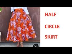 Circle Skirt Pattern Diy, Ankara Flare Skirt, Long Skirt Sewing Pattern, Short Flare Gown, Flared Skirt Pattern, Long Circle Skirt, Circle Skirt Pattern, Full Flared Skirt