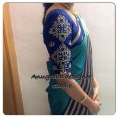 Latest Maggam Work Designs, Latest Maggam Work, Embroidery Blouses, Maggam Work Designs, Maggam Works, Blouse Embroidery, Blouse Design Images, Sari Blouse Designs