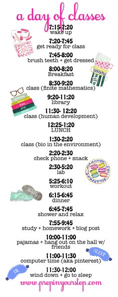 a flyer for a day of classes