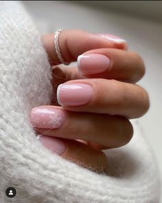 Christmas Gel, Milky Nails, Winter Nails Acrylic, Nagel Tips, Girly Acrylic Nails, French Tip Acrylic Nails