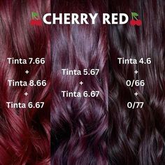 Red Chocolate Hair Color Formula, Maroon Color Hair, Keune Color Chart, Marron Red Hair Color, Purple Ish Red Hair, 5rr Hair Color Red, Cherry Dyed Hair, Outfits For Cherry Red Hair, Black Cherry Hair Color Formula