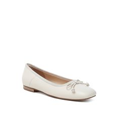 Made from soft genuine leather, these squared-toe ballerinas are all things cute and pretty! They come with a delicate bow on the vamp and can perfectly complement your summer dresses, boyfriend jeans and casual tops.  Type : Ballerinas Upper material: Genuine Leather Outer sole: Rubber Heel Height: 1 cm/0. 39 inches Closed Square Toe Flat Heels Bow Embellishment Detail Light Cushion Insole RCSH4890 Use a soft, damp cloth to clean stains, dust or dirt. When not in use, store items in a box or a protective dust bag in a cool, dry place Spring Ballet Flats With Bow And Almond Toe, Spring Bow Ballet Flats With Almond Toe, Spring Almond Toe Ballet Flats With Bow, Feminine Ballet Flats With Bow, Leather Ballet Flats With Bow For Spring, Feminine Closed Toe Ballet Flats With Bow, Feminine Low Heel Ballet Flats, Spring Ballet Flats With Bow And Closed Toe, Elegant Low Heel Ballet Flats For Spring