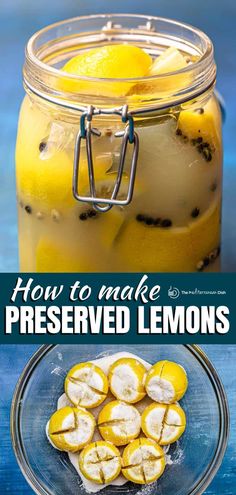 how to make preserved lemons in mason jars