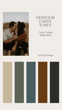 the color palette for outdoor earth tones