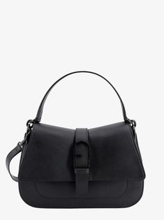 Find FURLA Flow on Editorialist. Leather shoulder bag with frontal Arco logo Black Shoulder Bag, Embossed Logo, Snap Button, Top Handle, Leather Shoulder Bag, Calf Leather, Bags Handbags, Top Handle Bag, Shoulder Strap