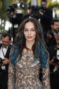 Brown Ombre Hair Color, Luma Grothe, Blue Ombre Hair, Teal Hair, Gorgeous Hairstyles, Brown Hair With Blonde Highlights