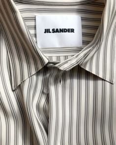 mens fashion shirt dark academia style inspiration #style #mensfashionstyle Penelope Garcia, Aaron Hotchner, Love French, Clothing Tags, Clothing Labels, White Shirts, Jil Sander, Minimal Fashion, Label Design